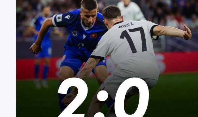 【世预赛】德国0比2不敌斯洛伐克，斯特雷莱茨传射